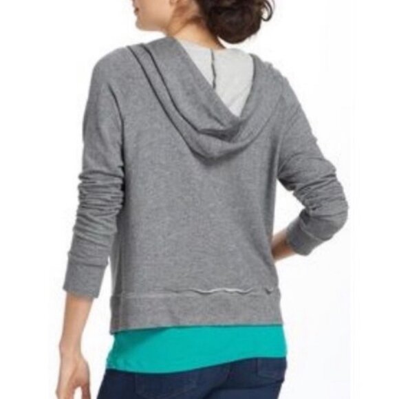 Anthropologie Dolan Embroidery Zip Hoodie Floral Sweatshirt Size XS Boho Sweater - Picture 10 of 10